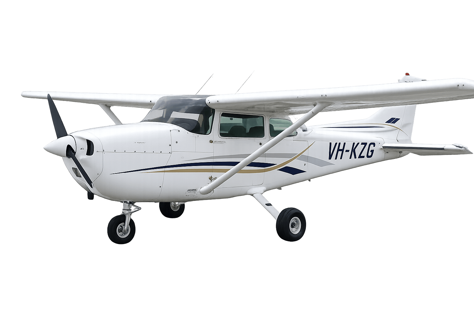 Cessna 172N — front-right 3/4 view