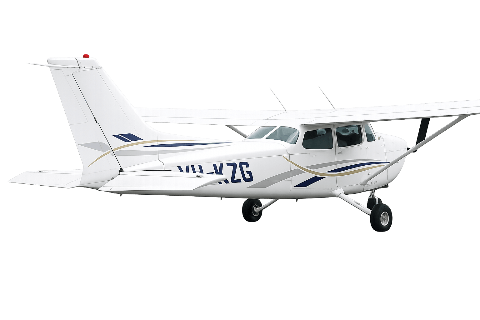 Cessna 172N — rear-right view
